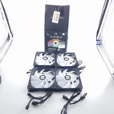 4 Thermalright TL-C12C-S CPU 120mm Fan ARGB Case Cooler 4pin PWM READ INFO