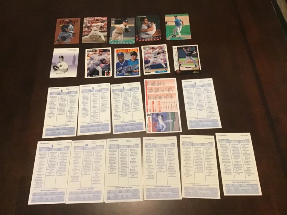 KEVIN BROWN Oddball Insert & Regular issue Baseball RANGERS YOU CHOOSE - Image 4 of 4