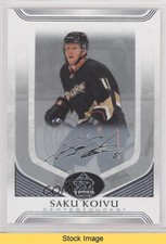 2020 Upper Deck SP Signature Edition Legends Silver Script Saku Koivu READ f6d