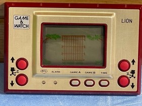 Nintendo Game & Watch Lion Rare Vintage Retro Handheld LCD Console Showa Era