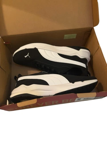 Puma Zip C Sneakers Uomo Nero Bianco US 12