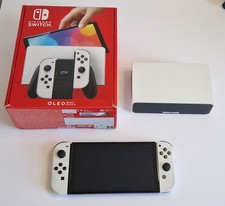 Nintendo Switch OLED White 64GB. Boxed. Mint Condition. Dock. Official Charger