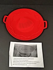 Silicone Pot Lid SPLATTER GUARD  No Boil Over Lid  - Un-Branded  New w/o package