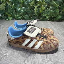 Adidas x Wales Bonner Samba Pony Leopard Print Sneakers Shoes IE0578 1.5 Kids