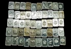 Lot Of (50) 1 Gram .999 Silver MISC BARS #7551