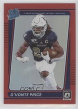 2022 Panini Chronicles Draft Picks Red Prizm 80/149 D'Vonte Price #29 4z8