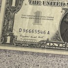 1957  $1 Dollar Silver Certificate - Fancy Serial *96665546A XF . 666 Bill — photo 3
