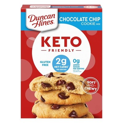 Keto Friendly Chocolate Chip Cookie Mix 8.8 oz Low Carb Baking Ingredients