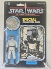 1985 Vintage Kenner Star Wars POTF AT-ST DRIVER ,Mosc ,MOC Clear Bubble