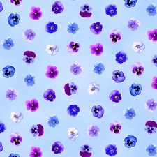 Timeless Treasure Pansy Perfection Small Pansy Cotton Quilt Fabric by the Yard