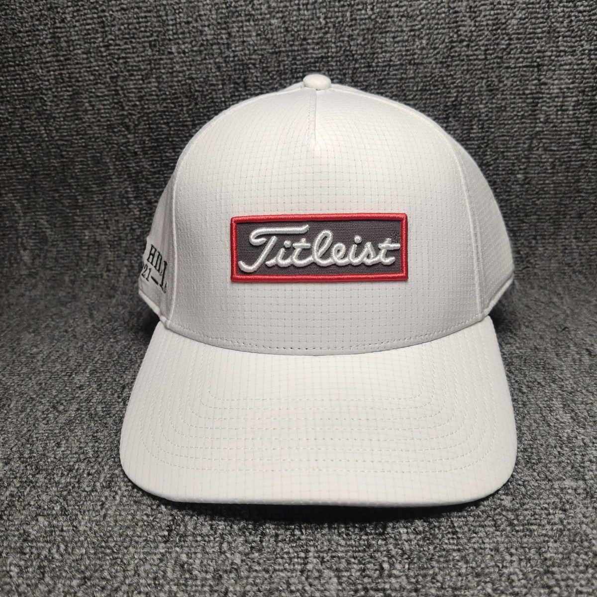 Titleist Red Hill 1921 Golf Hat White Snapback Cap Adjustable Performance