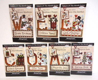 Stoney Creek Pattern of the Month Snowman / Winter Welcome PM501-507-7 Patterns