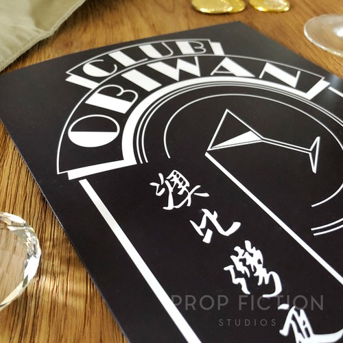 Indiana Jones: Temple of Doom - Prop Lao Che's Club Obi Wan Menu / Set Dressing - Bild 2 von 5