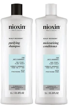 NIOXIN Scalp Recovery Moisturizing Cleanser Shampoo 33.8oz & conditioner 33.8oz