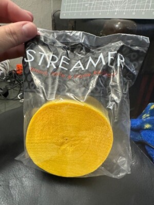 The Da Vinchy Collection Buttercup Yellow Streamer 1 roll One Size 1.75'' x 81 Ft
