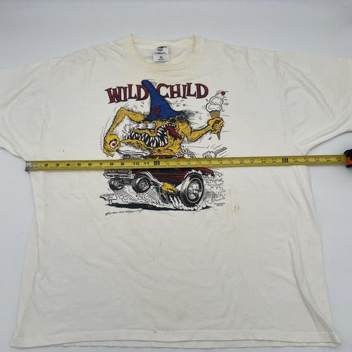 VINTAGE ED "Big Daddy Roth" WILD CHILD Gr. 2XL HERREN T-Shirt GTO HOT ROD 1990 - Bild 8 von 16