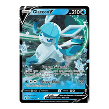 Glaceon V 40/203 - HOLO ULTRA RARE - Evolving Skies - NEAR MINT