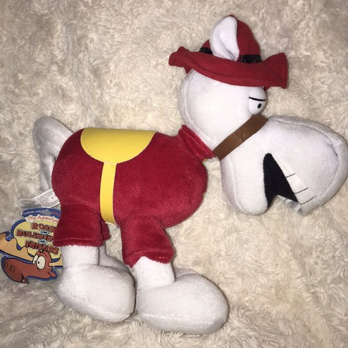 Adventures of Rocky & Bullwinkle & Friends 1999 Stuffins Pferd Stofftier mit Etikett - Bild 6 von 8