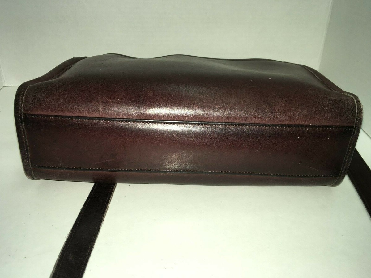 Vintage 70's COACH Brown Leather Purse Crossbody Shoulder