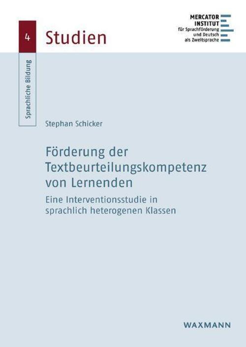 Stephan Schicker | Förderung Der Textbeurteilungskompetenz Von