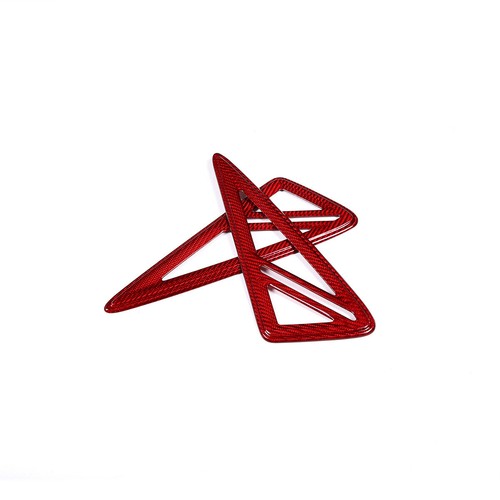 Red Carbon Modified Side Air Fender Vent Frame Trim For Lamborghini URUS 18-2021 - Picture 10 of 10