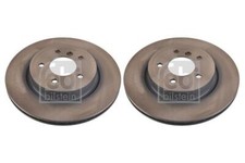 x2 Brake Discs Rear FOR BMW Z4 E89 09->16 CHOICE1/2 35i 35is 3.0 Petrol E89