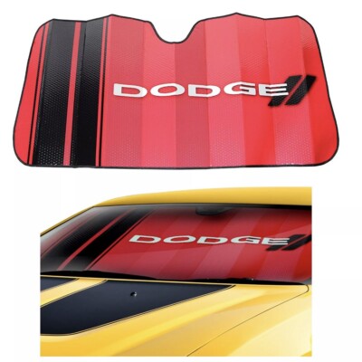 New DODGE Classic Logo Car Truck Front Windshield Folding Accordion Sun Shade