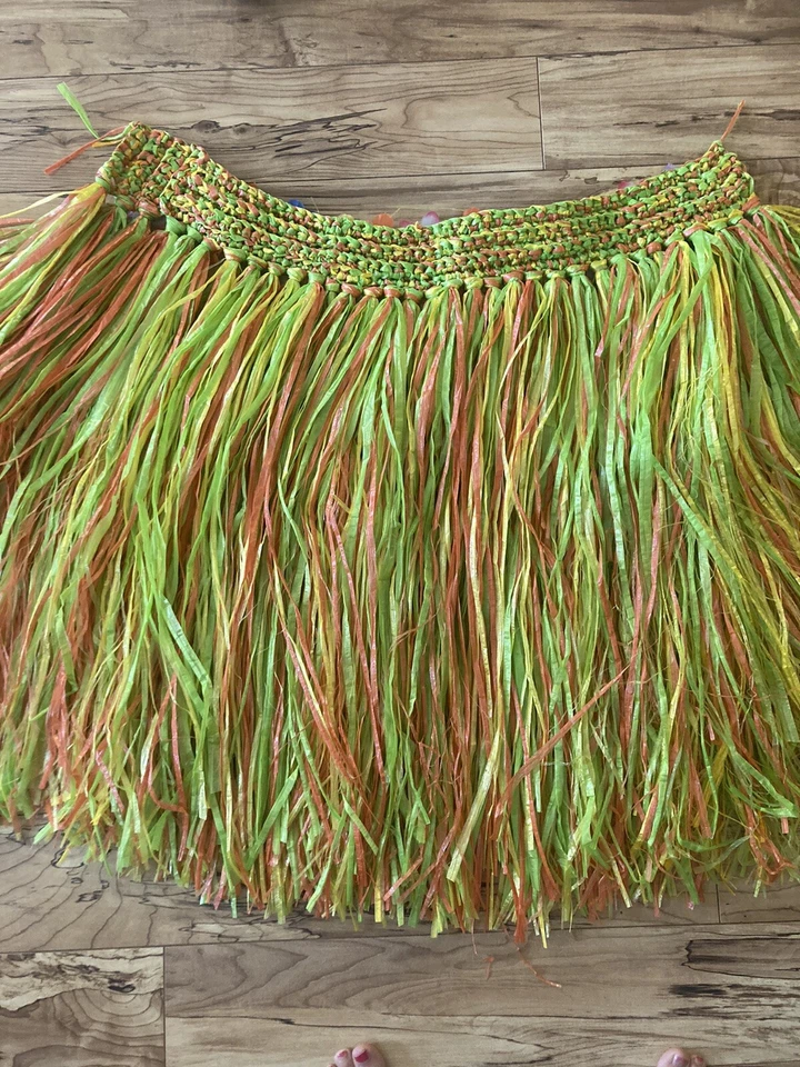 Falda Hula Hawaiana Y Top Falda Hierba Adolescente Niña O Mujer Talla XS Foto 4 de 4