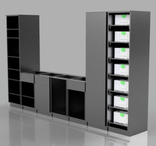 Custom Cabinets Cupboards Storage Systems for Workshop Garage Festool T-LOC