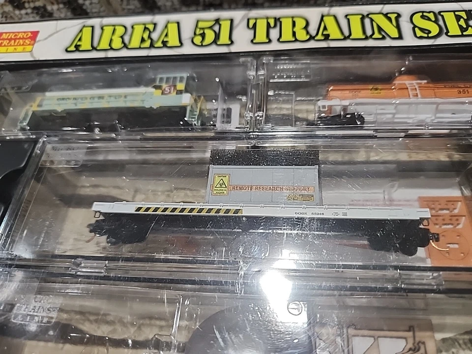 Micro-Trains 99321240 Area 51 Groom Lake Belt Line Train Set N Scale Sealed New - Image 4 of 4
