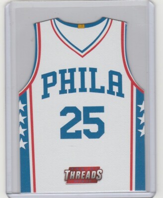 BEN SIMMONS 2016-17 THREADS ROOKIE DIE CUT JERSEY INSERT RC #40