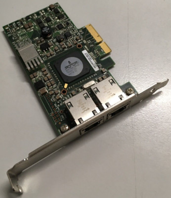 Dell Broadcom 5709 Dual Port Gigabit Ethernet PCIe NIC High Profile 0F169G