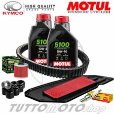 Tagliando KYMCO Downtown 300 i abs 2011 2012 Motul Filtri Candela Cinghia Rulli