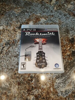 Rocksmith Authentic Guitar Games -- Sony PS3 -- CONDITION B+