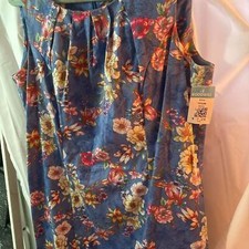 Floral Sleeveless Midi Dress