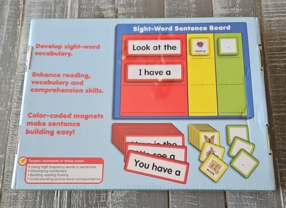 Sight Word Sentence Board, Lakeshore Learning Educational NEW