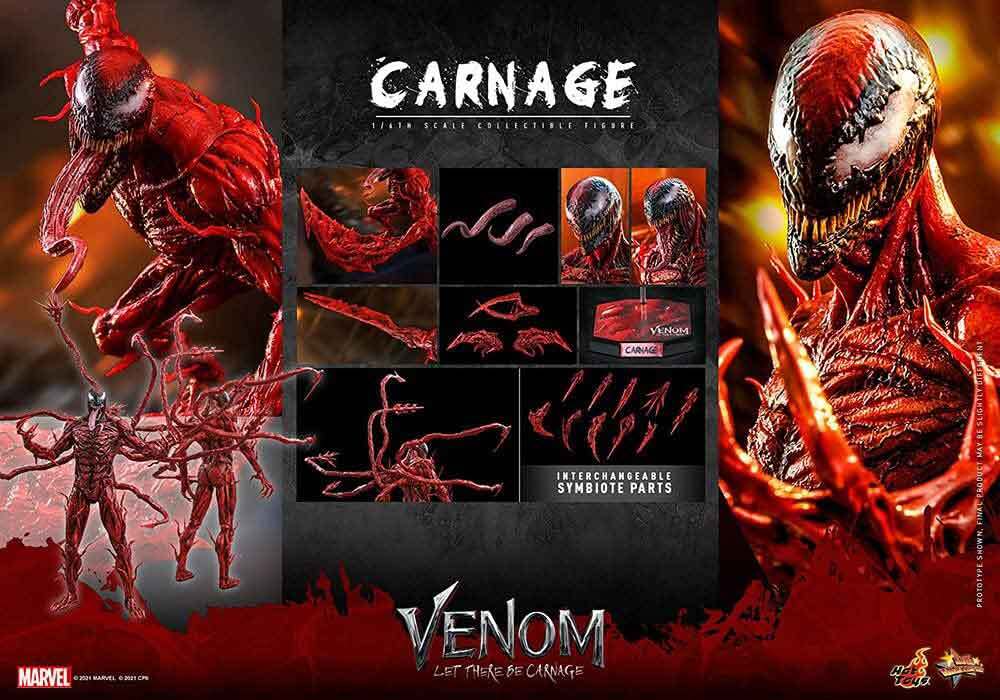 ホットトイズ Venom & Carnage フィギュアセット Venom Let There Be Carnage 16