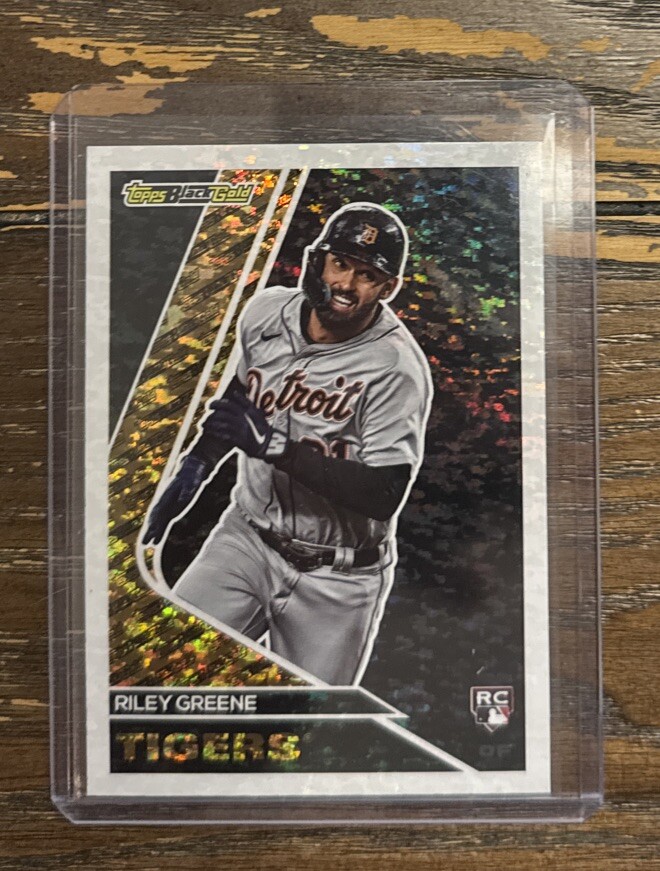 Riley Greene 2023 Topps Update Series Black Gold RC #BG-11 Detroit Tigers