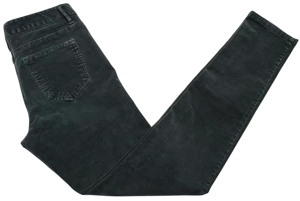 Banana Republic Jeans Womens (4) Gray Ryan Fit Skinny Corduroy Low Rise Stretch - Image 3 of 4