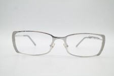 Vintage COSMOPOLITAN by ALPINA Paris Silver Oval Glasses Frame NOS