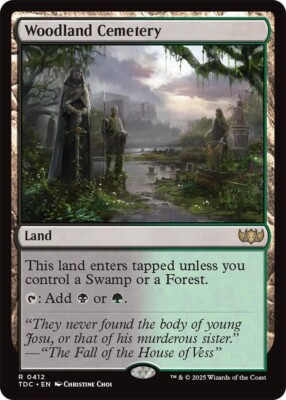 Woodland Cemetery - TDC 0412 NM - MTG Magic