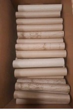 50 Empty Paper Towel Rolls Tubes Craft Art Cardboard FLATTEN FOR SHIPPING 