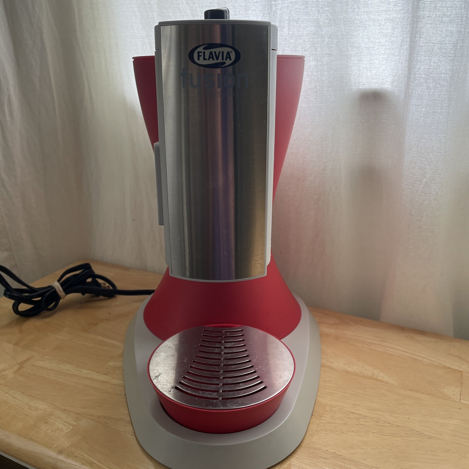 Flavia Fusion Red Coffee Tea Maker Drink Station Used eBay