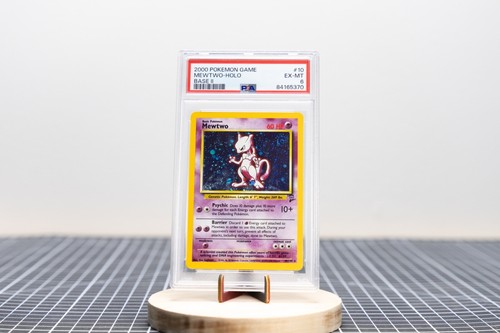 2000 Pokemon #10 Base set 2 Mewtwo-Holo EX-MT PSA 6