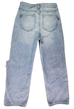 Pilcro Womens Jeans Size 26 Light Wash Distressed Destroyed High Rise Logo