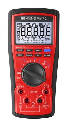 Benning Digital-Multimeter MM 7-2 IP40 Multimeter 044690 Digital-Multimeter