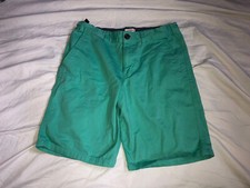 Boys Green shorts 16 / 16 slim Cat  Jack W/ Adjustable Waist size EUC