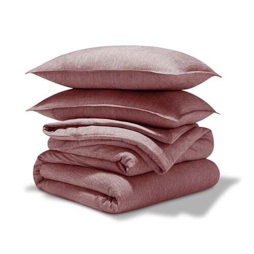 Comforter Set - Size - Ultra-Soft - Goose Down Queen 39 - Heathered Rosewood-image