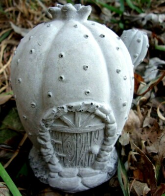 Latex fairy house cactus casting mould 4" x 3.5" plaster cement mould | eBay