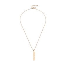 Image of Ladies Gold 12 Horoscope Astrology Zodiac Letter Birth Sign Chain Necklace Gift